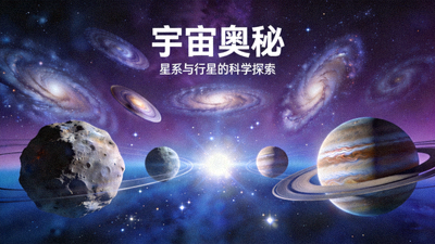 纪录片《宇宙奥秘》展示星系、行星等宇宙科学画面
